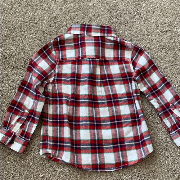 Cat & Jack button flannel shirt - Picture 2 of 3